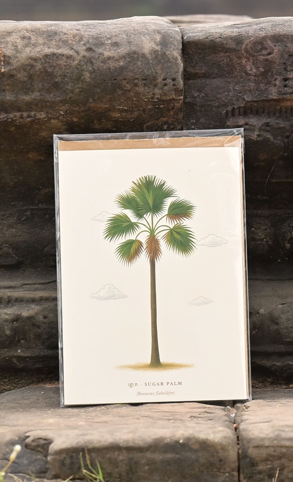 Affiche Palmiers du Cambodge in Palmier royal, handmade in Cambodia (view 6)